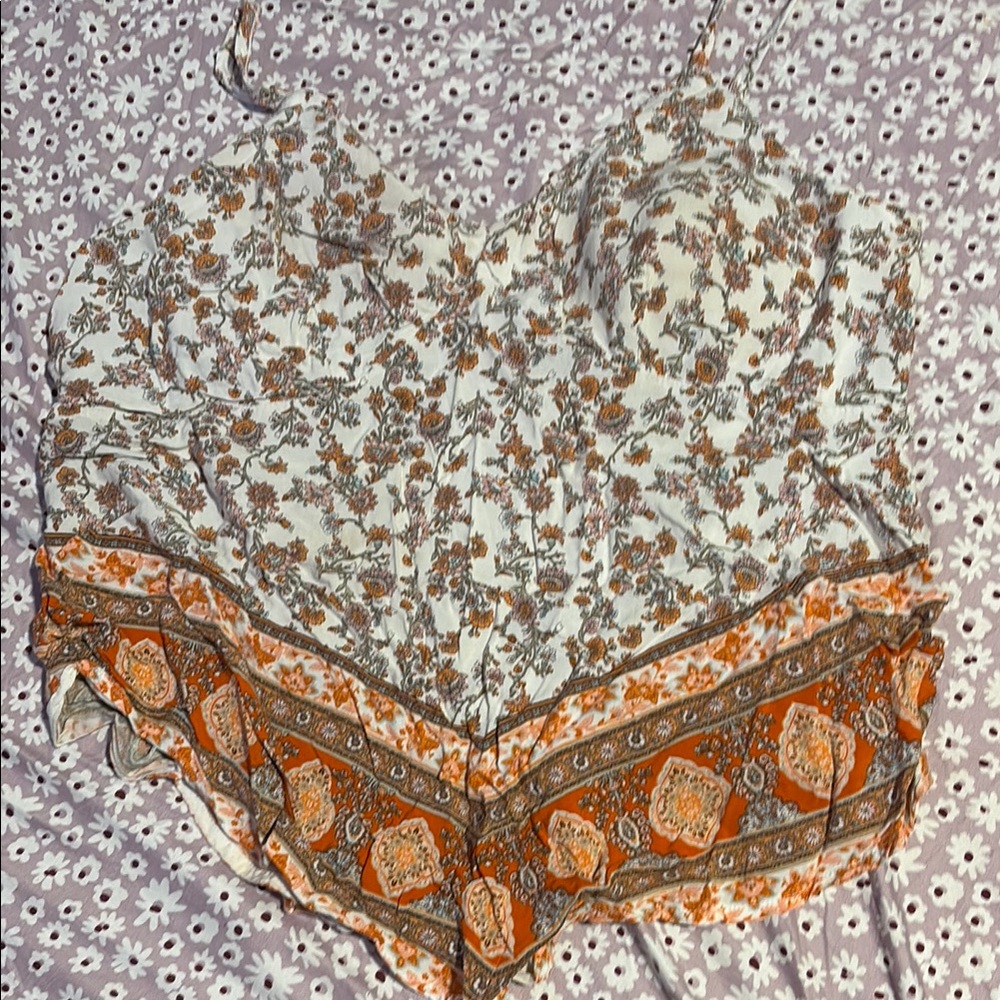 Floral Print Women's Top